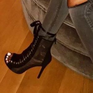 Steve madden lace up heels